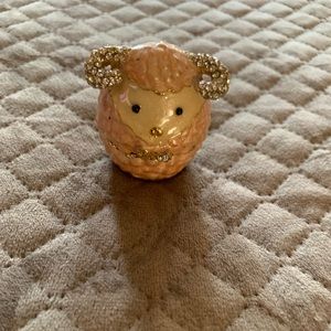 Vintage trinket porcelain lamb box